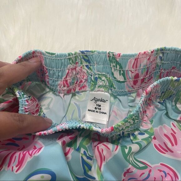 Azarhia Steph Print Shorts Size Youth Medium 8/10 - Picture 2 of 4